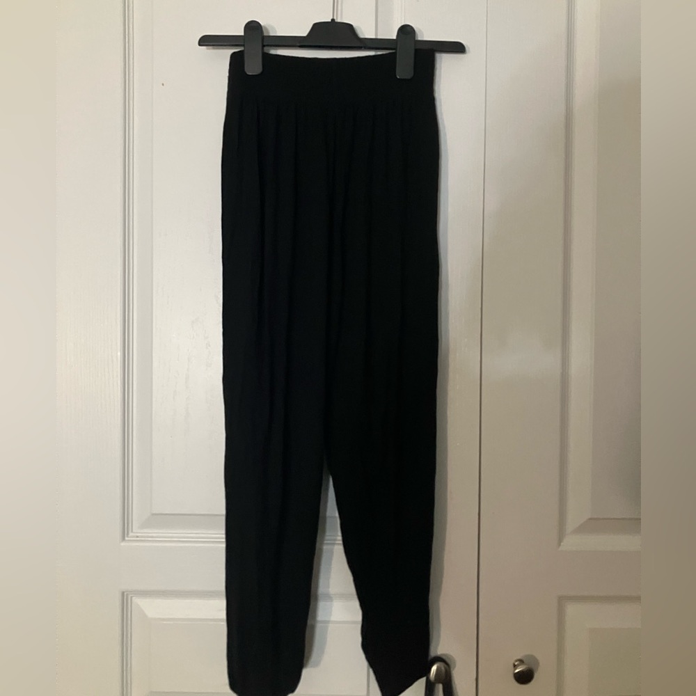 H&M loose harem style black pants